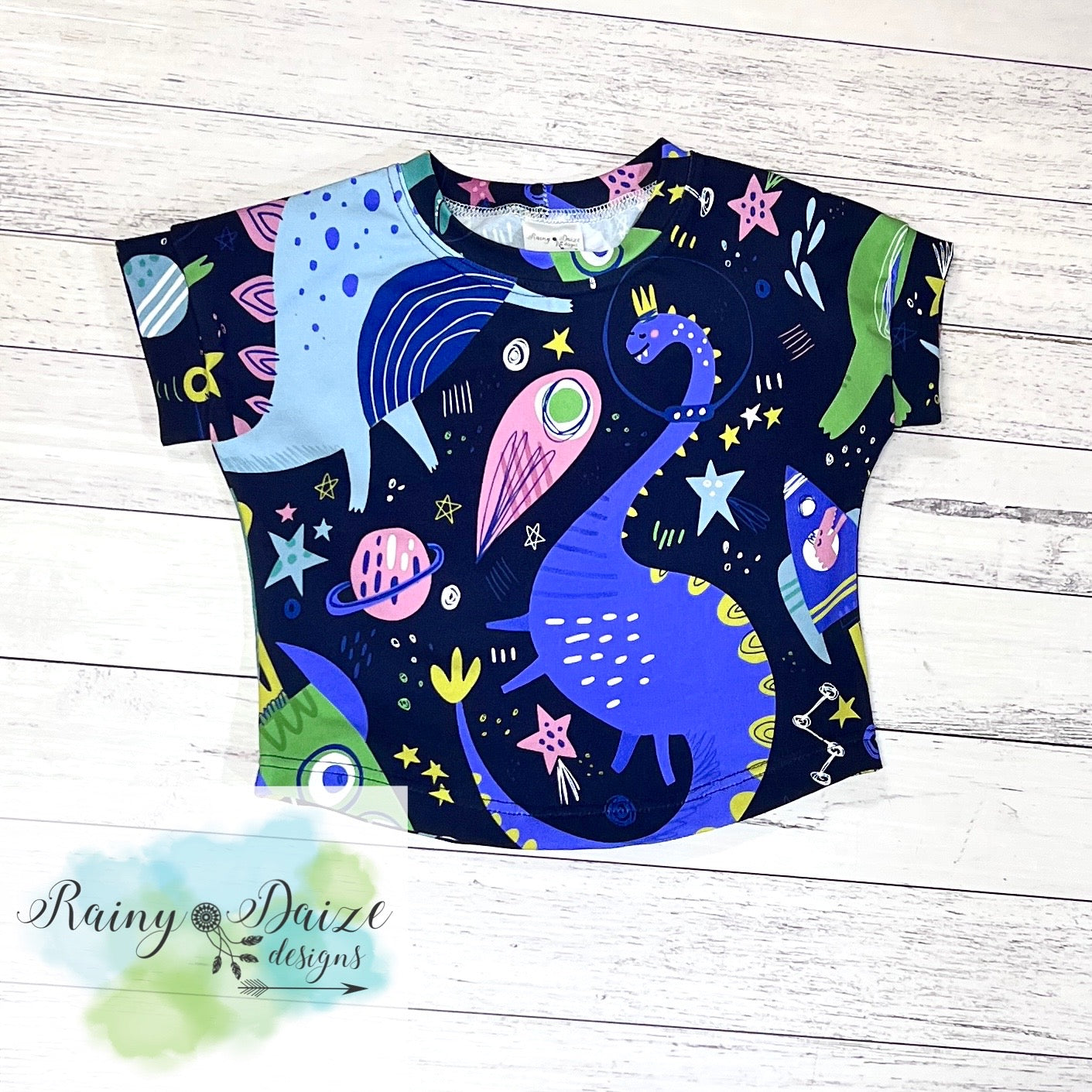Space Dino Dolman Tee