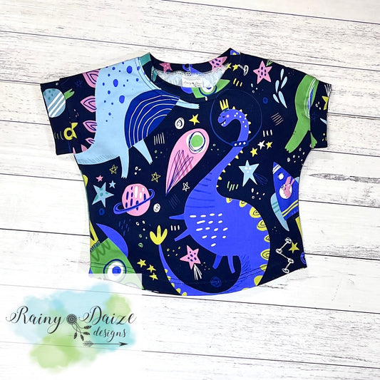 Space Dino Dolman Tee