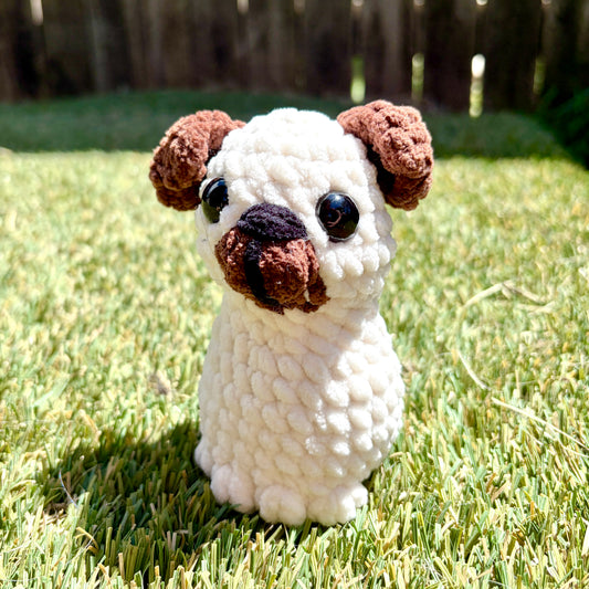 Monty the Sittin' Pretty Mini Pug