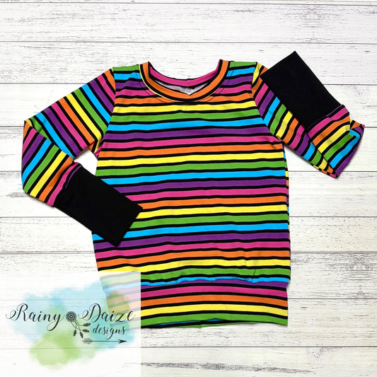 Size 3-6Y GWM Striped Top