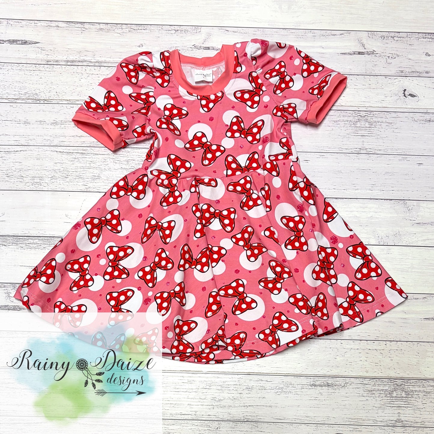 Size 3 Minnie Mouse Swirly Dress