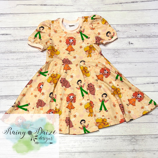 Size 5 Emma Memma Swirly Dress