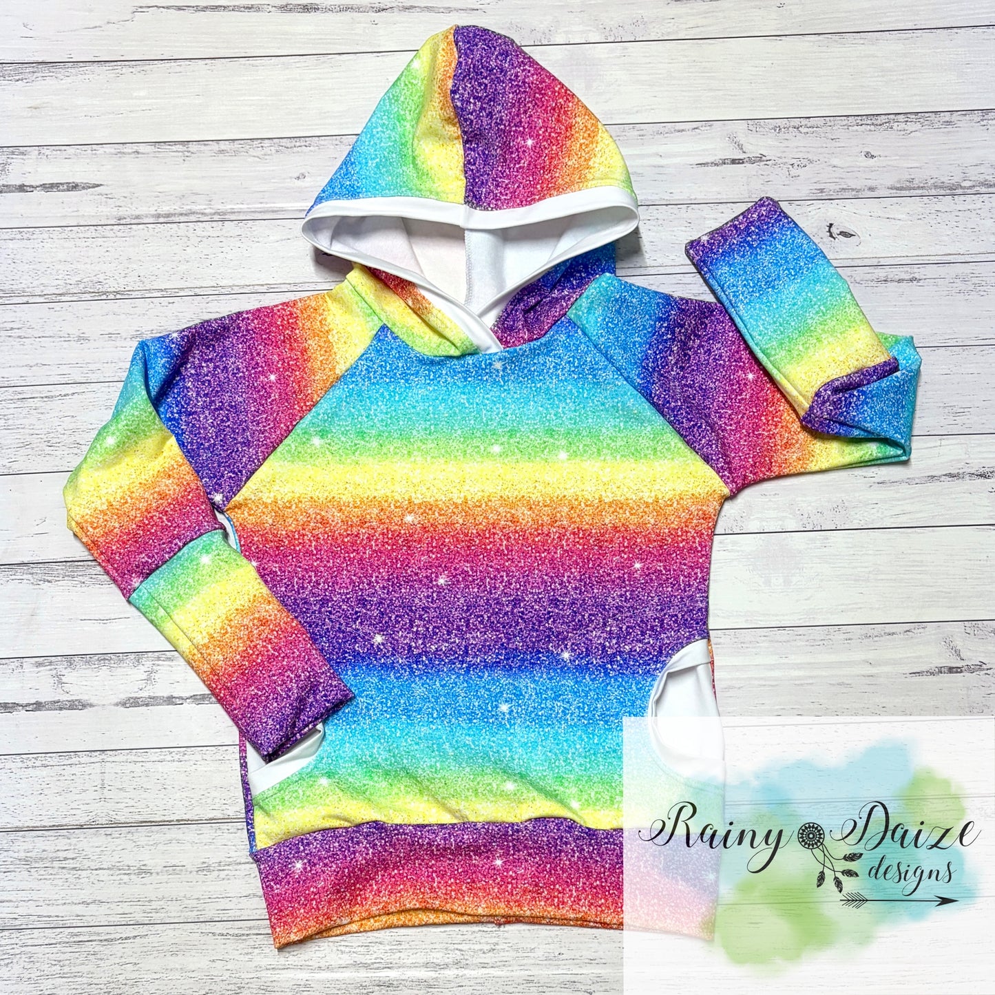 Size 7-10y GWM Rainbow Jumper