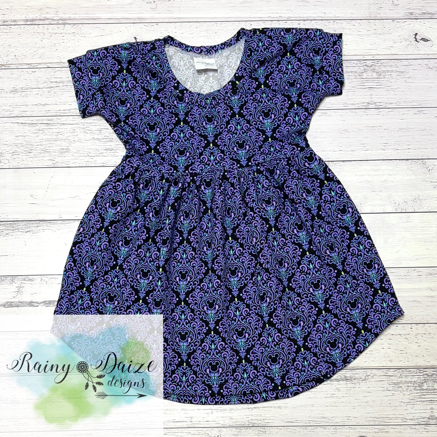 Size 3 Mouse Ears Peplum Dress