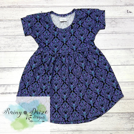 Size 3 Mouse Ears Peplum Dress