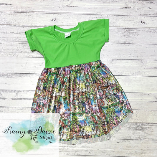 Size 3 Tiana Peplum Dress