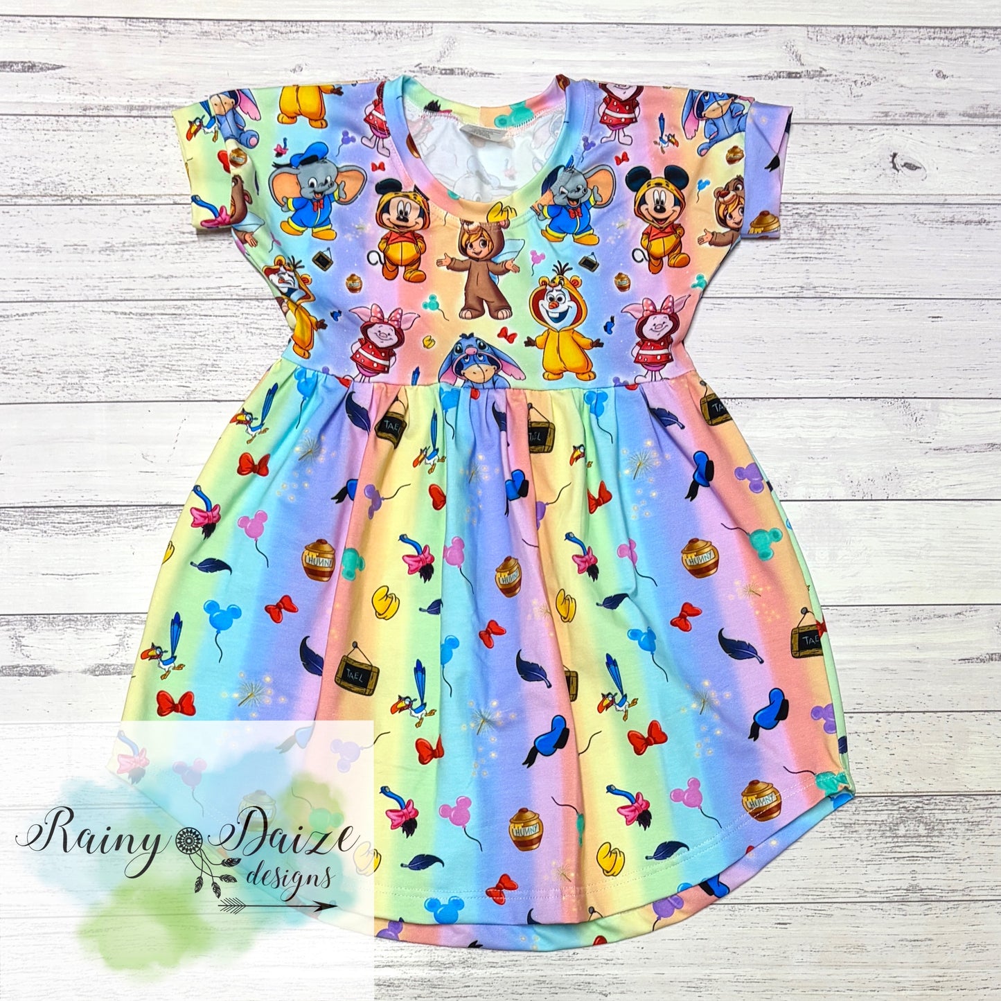Size 6 Disney Peplum Dress