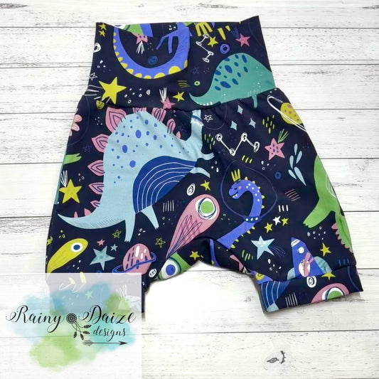 Size 4-7y GWM Space Dino Shorts