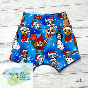 Size 1 Christmas Dogs Bummies