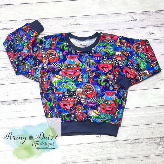 Size 5 Cars Jumper