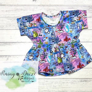 Movie Quotes Peplum Top