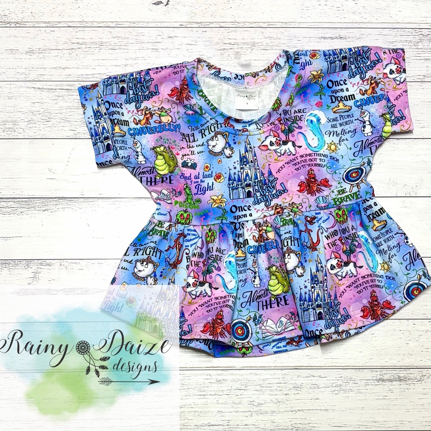 Movie Quotes Peplum Top