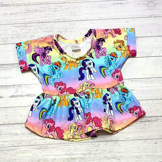 MLP Peplum Top