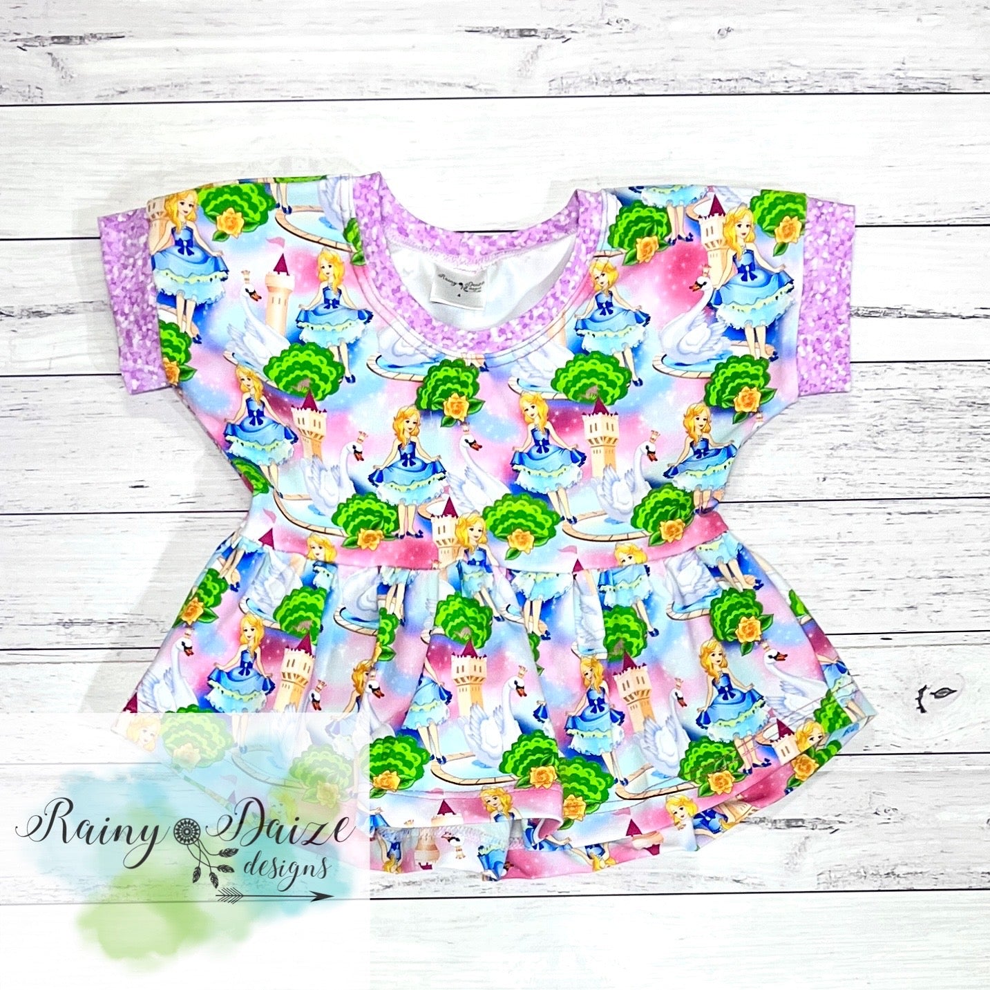 Swan Princess Peplum Top