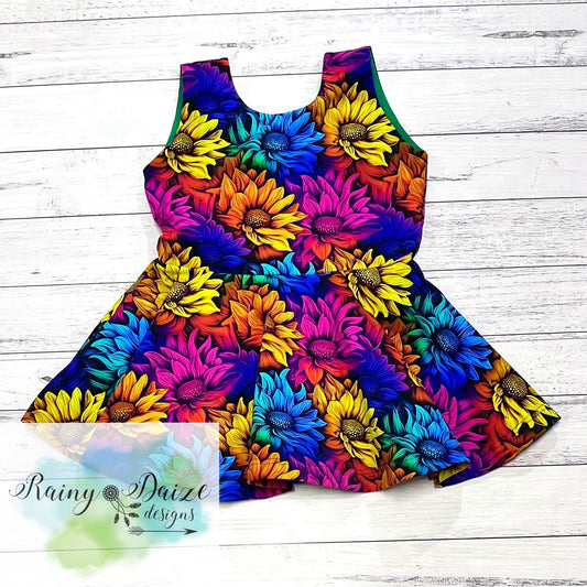 Sunflower Peplum Top