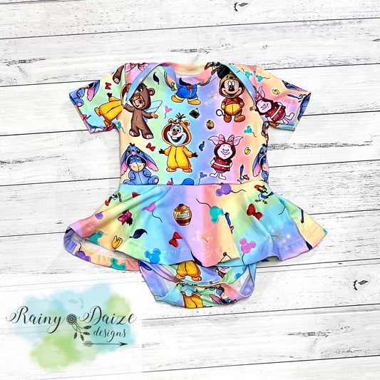 Onesies Mash Skirted Bodysuit