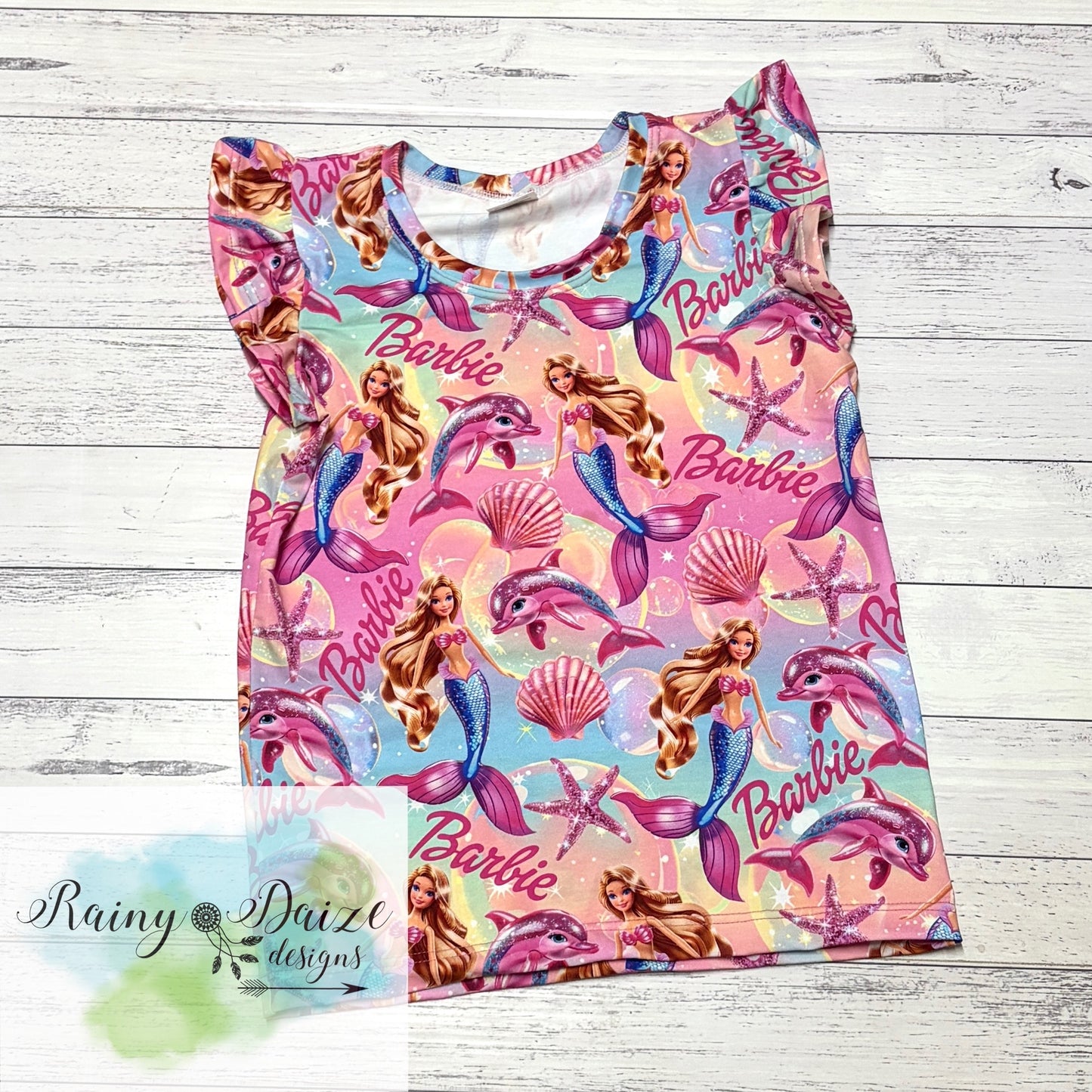 Barbie Flutter Sleeve Tee