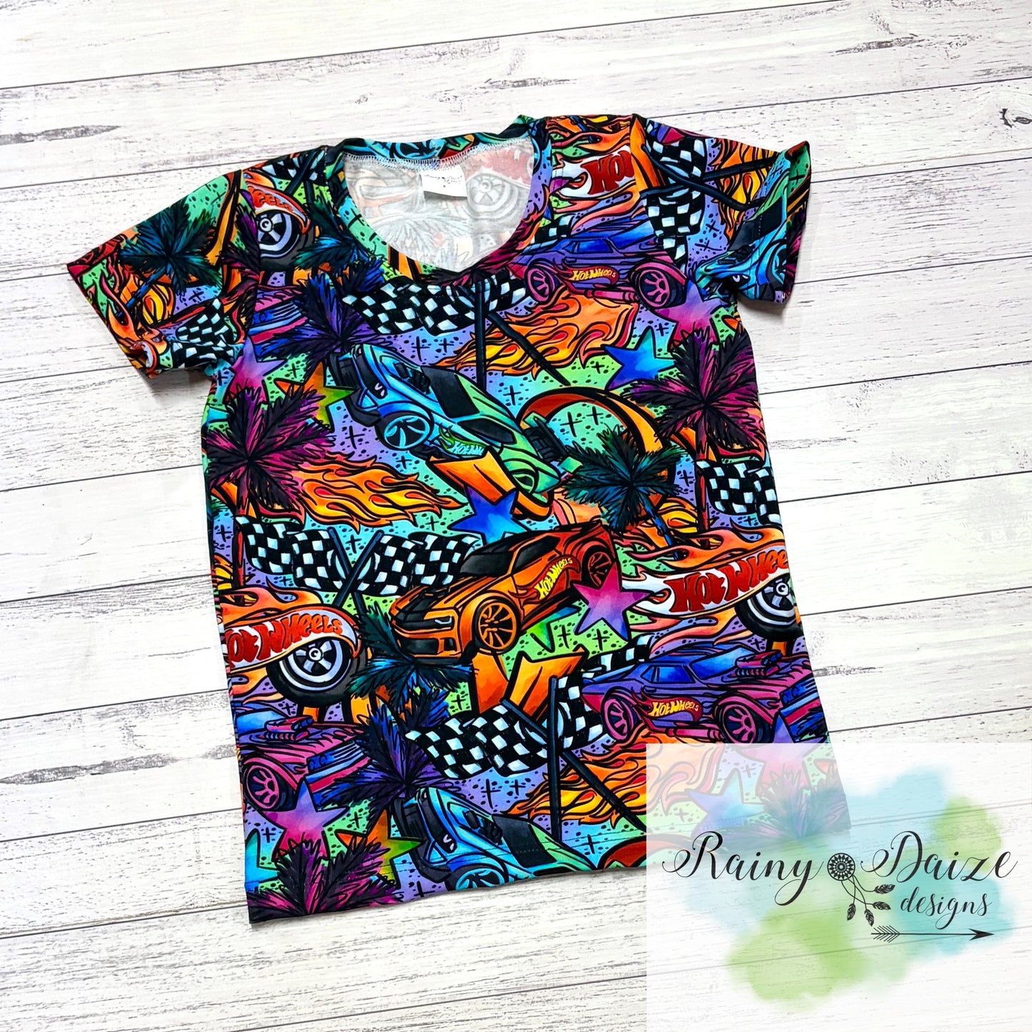 Neon Hot Wheels Tee