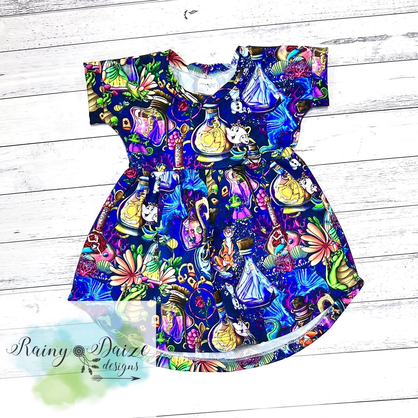 Princess in a Bottle Peplum Dress