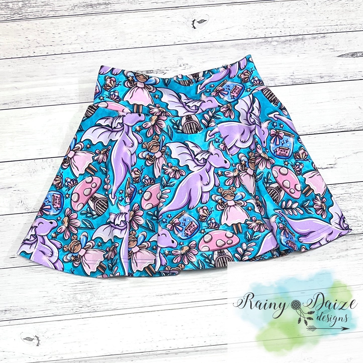 Fairy & Dragon Skirted Shorts