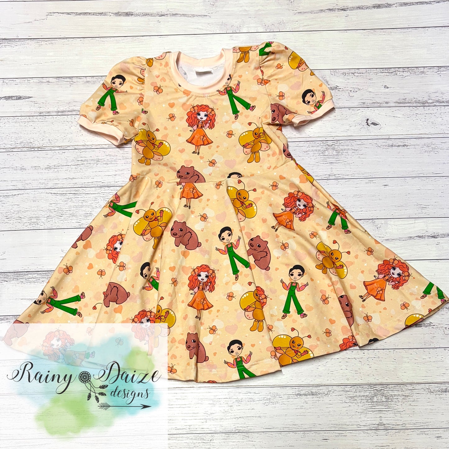Size 5 Emma Memma Swirly Dress
