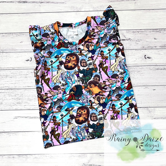 Raya Ruffle Sleeve Tee