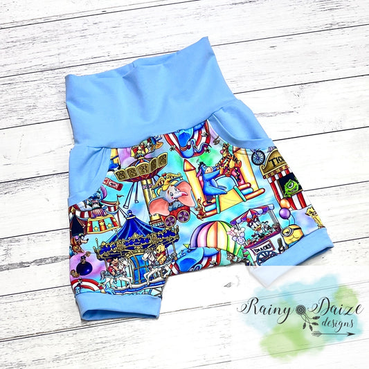 Circus Grow With Me Shorts
