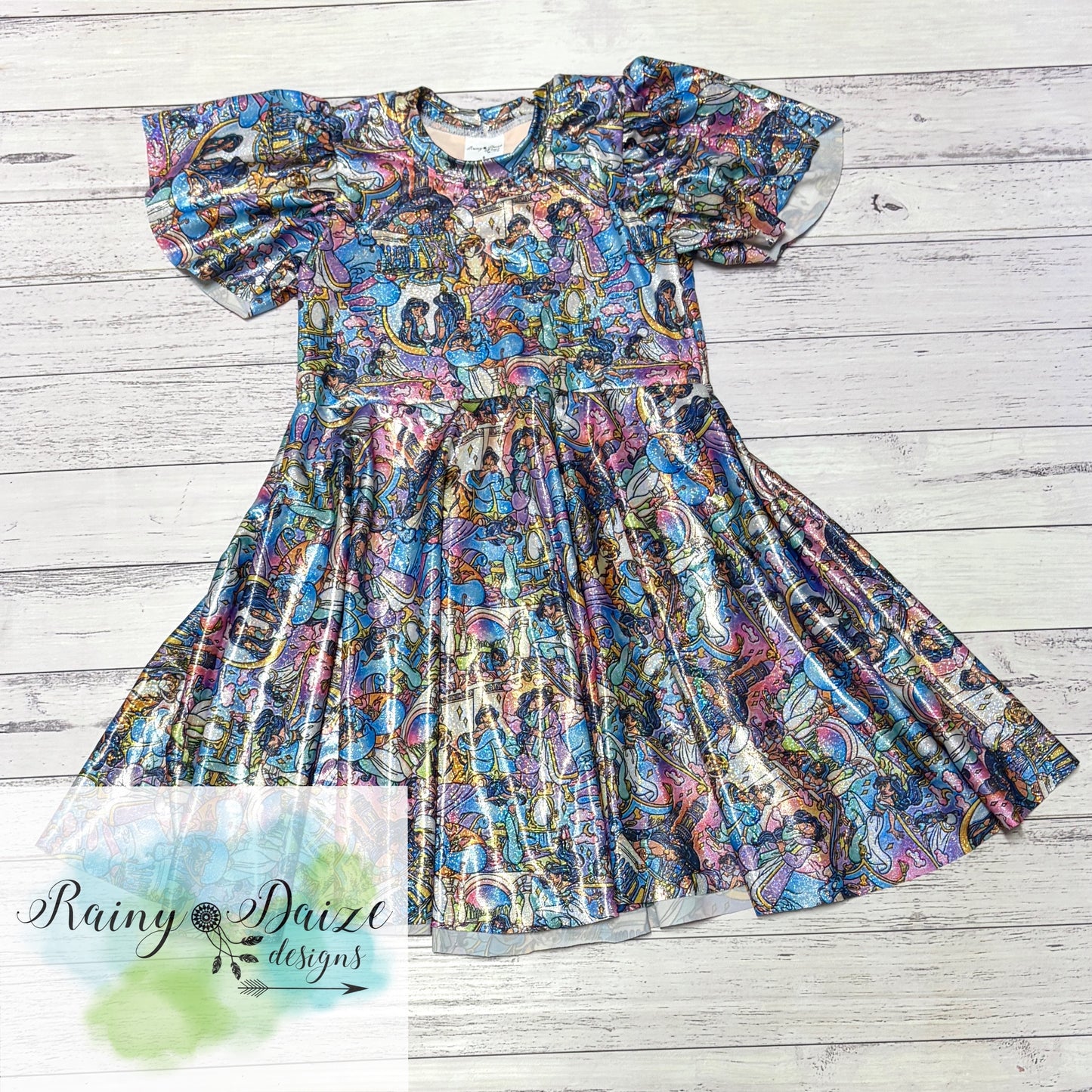 Size 6 Jasmine Swirly Dress