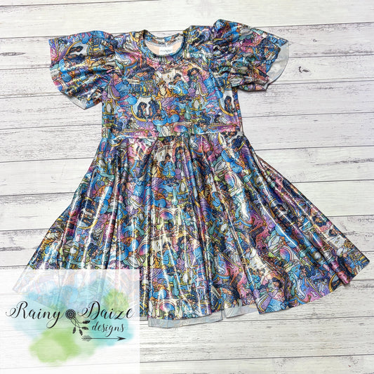 Size 6 Jasmine Swirly Dress