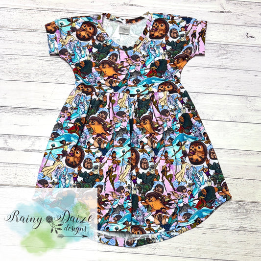 Size 6 Raya Peplum Dress
