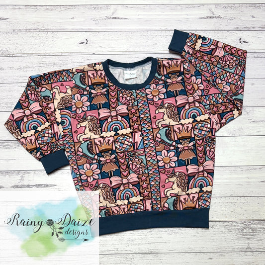 Size 5 Unicorn Fairy Lounge Jumper