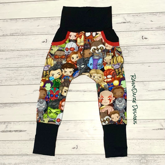 Superhero Grow-With-Me Pants