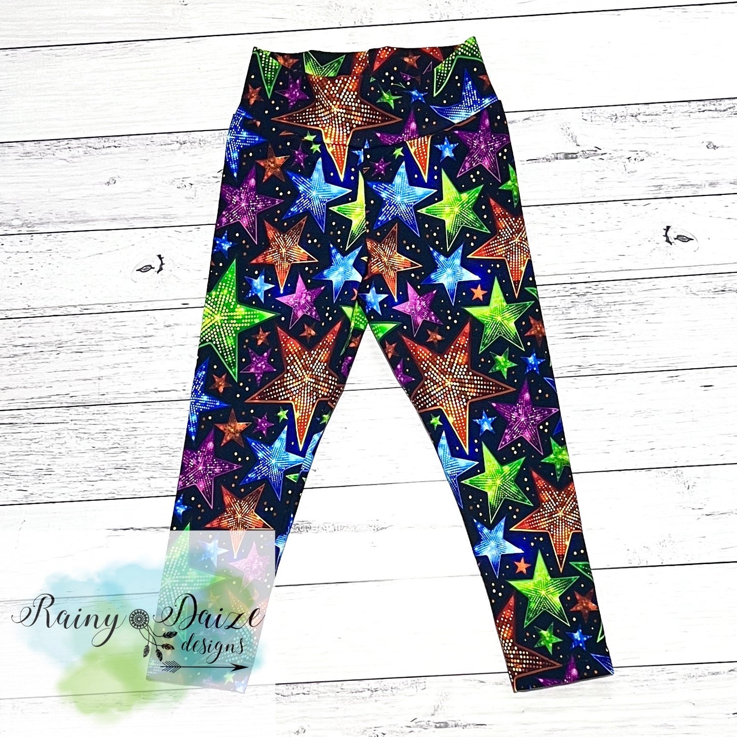 Glitter Star Leggings