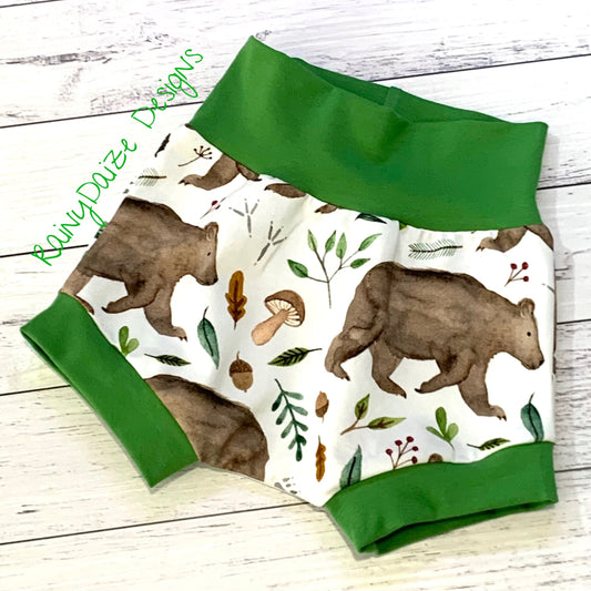Woodland Bear Bummies